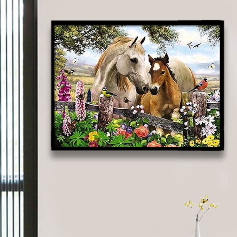 

Horse DIY Diamond Painting, Multicolor
