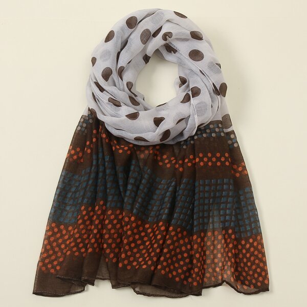 

Polka Dot Scarf, Multicolor