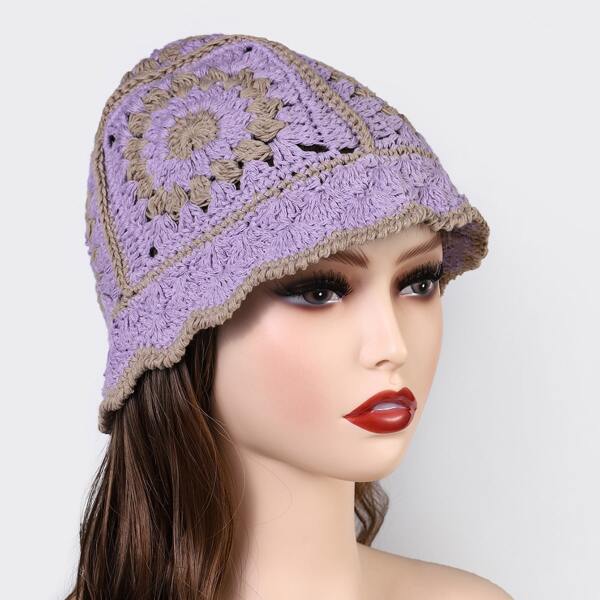 

Two Tone Knit Beanie, Multicolor