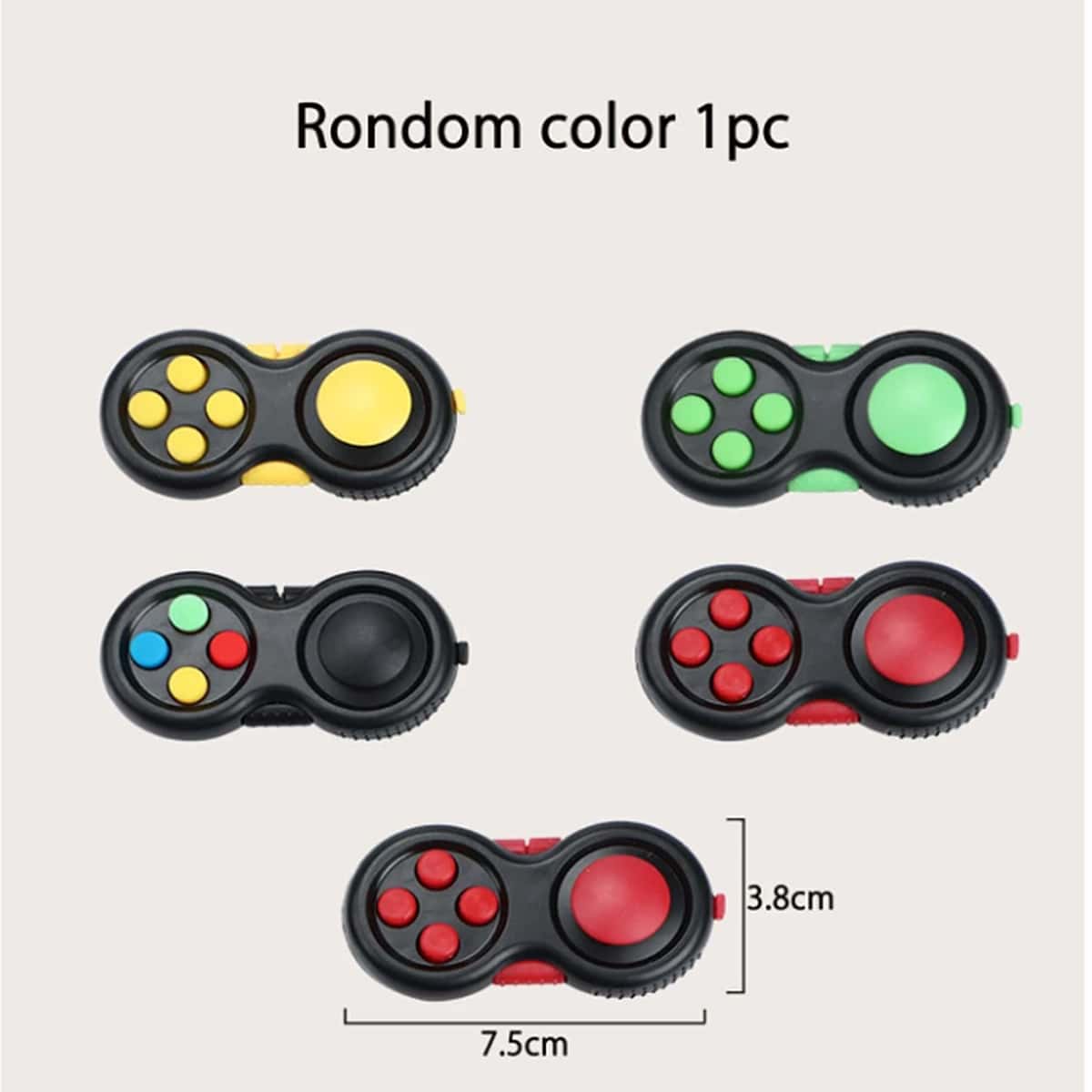 

3pcs Random Stress Relief Toy Set, Multicolor