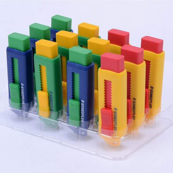 

1pc Utility Knife Design Random Eraser, Multicolor