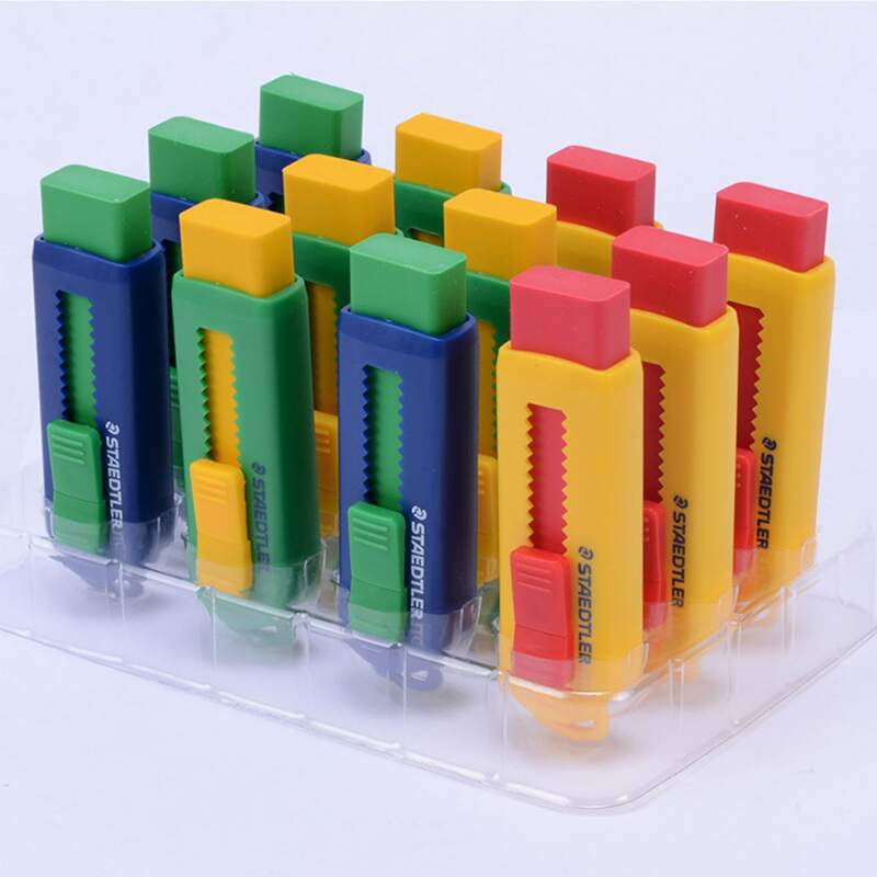 

1pc Utility Knife Design Random Eraser, Multicolor