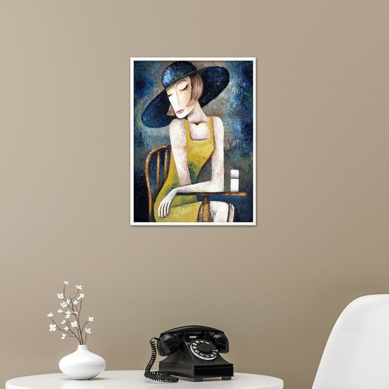 

Figure Graphic Unframed Painting, Multicolor