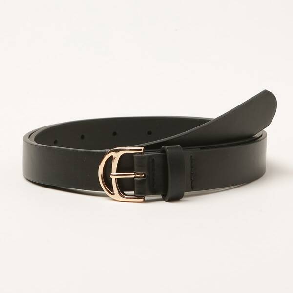 

Metal Buckle Belt, Black