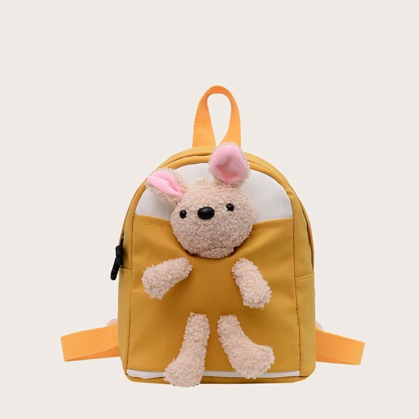 

Kids Rabbit Decor Backpack, Yellow