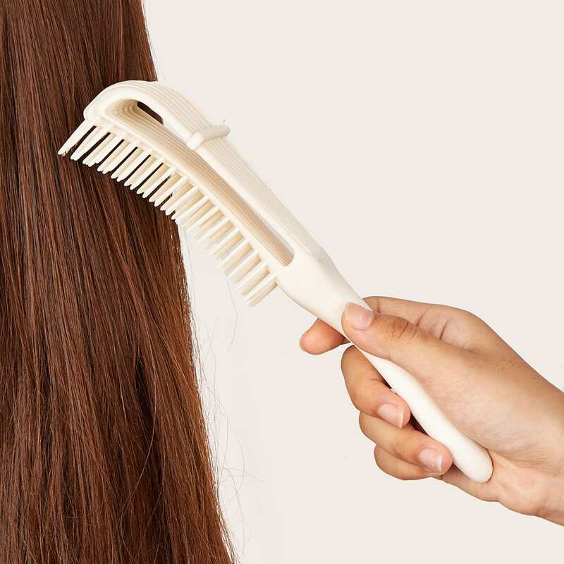 

1pc Hair Brush, Beige