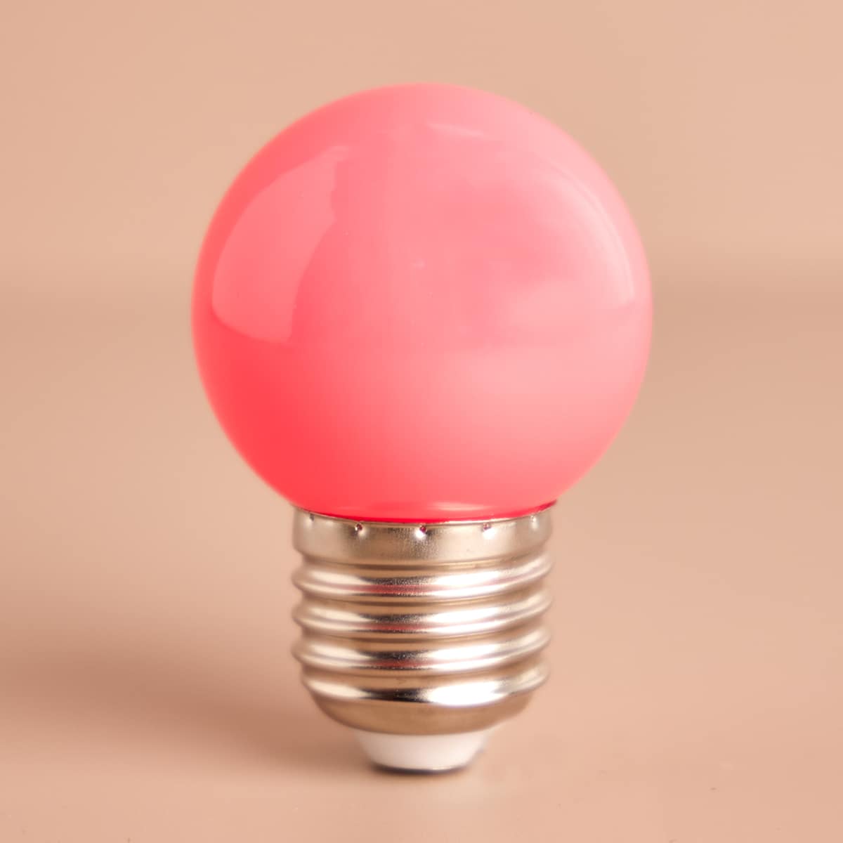 

1pc Led Light Bulb, Pink