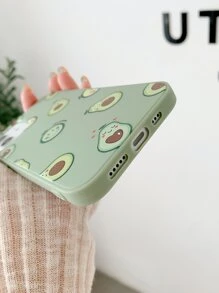 卡通鱷梨手機殼 - 綠色 - 查看 3