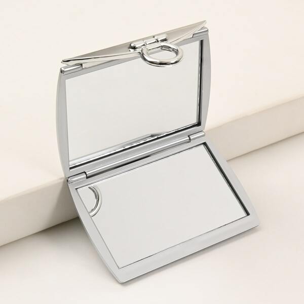 

Double-sided Makeup Mirror, Silver