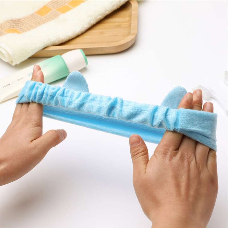 

1pc Ear Decor Bath Headband, Multicolor