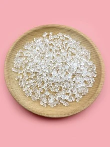 200 件/包批发 DIY 花瓣形硅胶耳钉、耳环配件 - 無色 - 查看 2