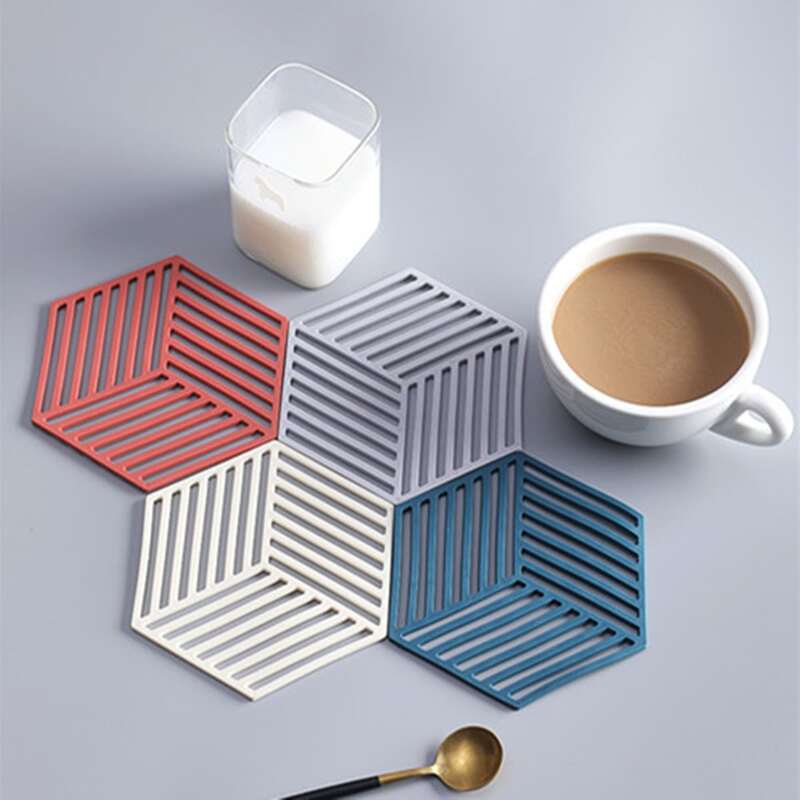 

1pc Random Color Cup Coaster, Multicolor