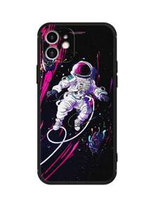 Astronaut Print Phone Case - Multicolor - View 1
