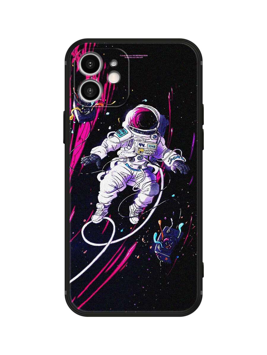 Astronaut Print Phone Case - Multicolor - View 1