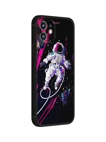 Astronaut Print Phone Case - Multicolor - View 3