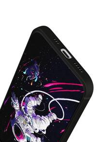 Astronaut Print Phone Case - Multicolor - View 5