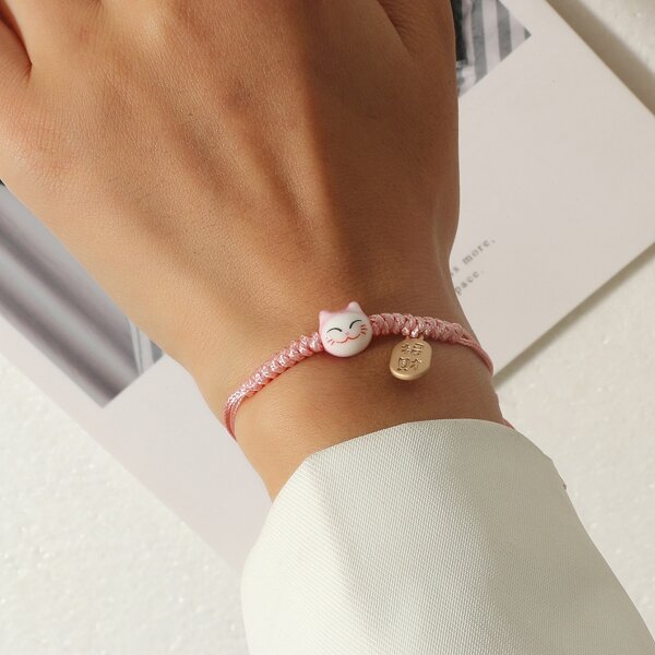 

Simple Braided Bracelet, Multicolor
