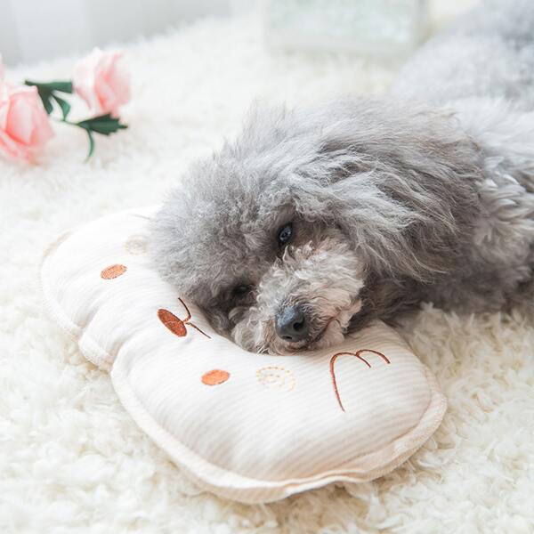 

Cartoon Design Pet Pillow, Beige