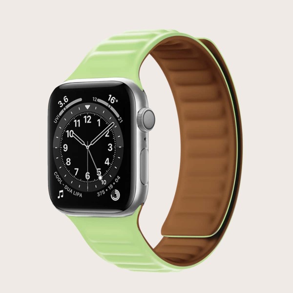 

Магнитный силиконовый ремешок для часов iWatch, Зелёный