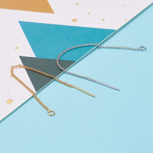 

10pcs DIY Threader Earrings Accessories, Multicolor