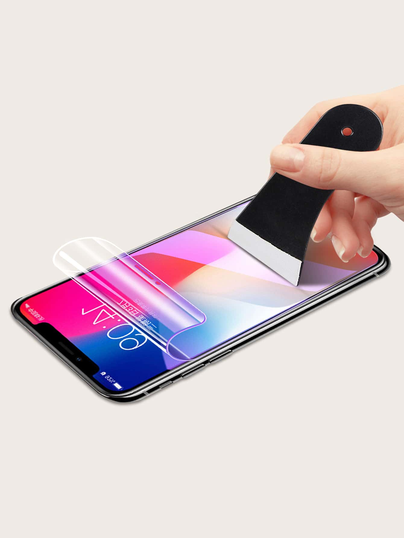 Thẻ cào màng hydrogel - màu đen - Xem 1