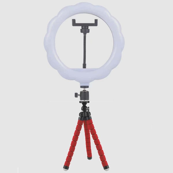 

Ring Fill Light With Phone Holder, Red