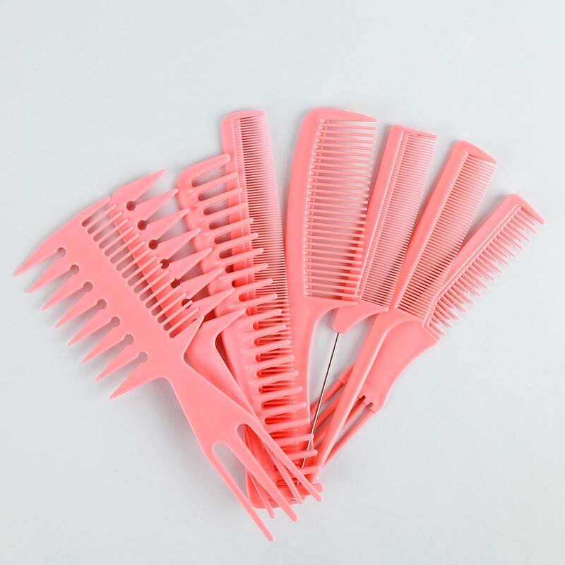 

8pcs Hair Comb Set, Pink