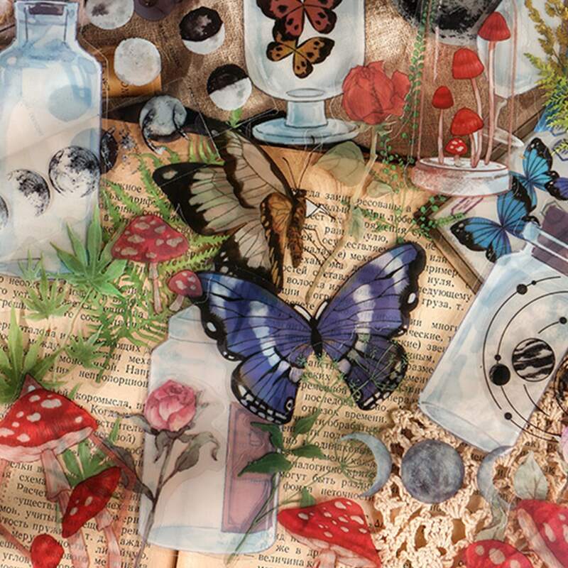 

20pcs Random Butterfly Graphic Sticker, Multicolor