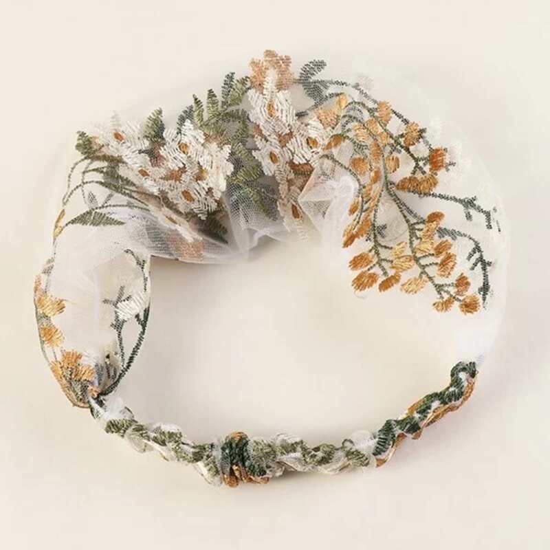 

Floral Mesh Hair Band, Multicolor