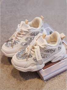 Giày thể thao cho bé - Màu be - Xem 1