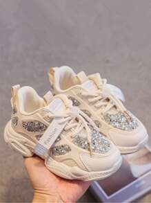 Giày thể thao cho bé - Màu be - Xem 3