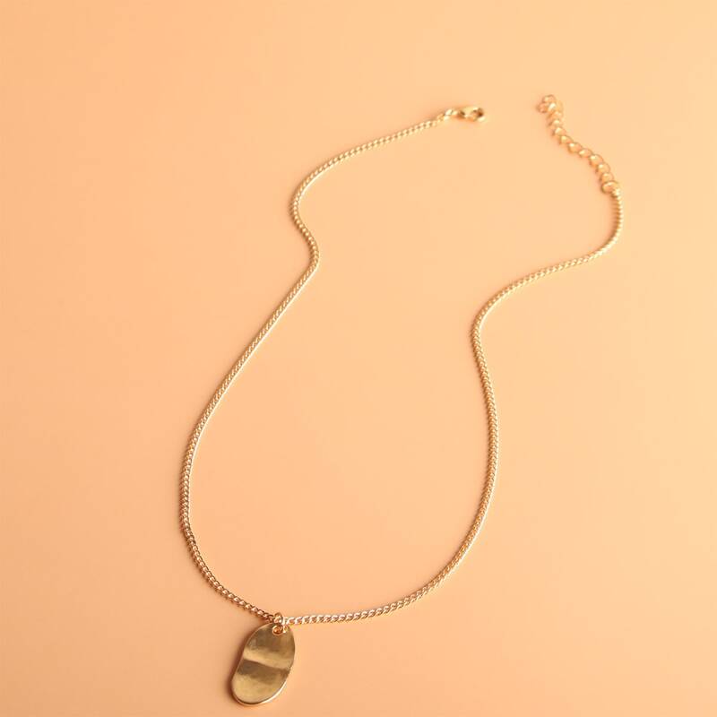 

Minimalist Pendant Necklace, Gold