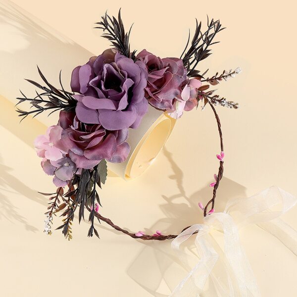 

Flower Hair Band, Multicolor