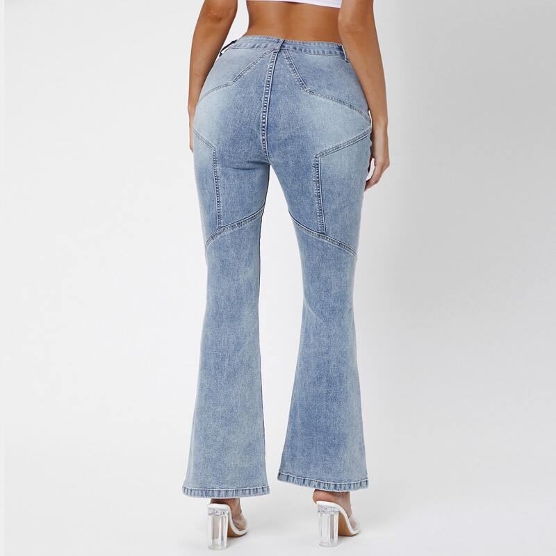 

Flare Leg Jeans, Medium wash