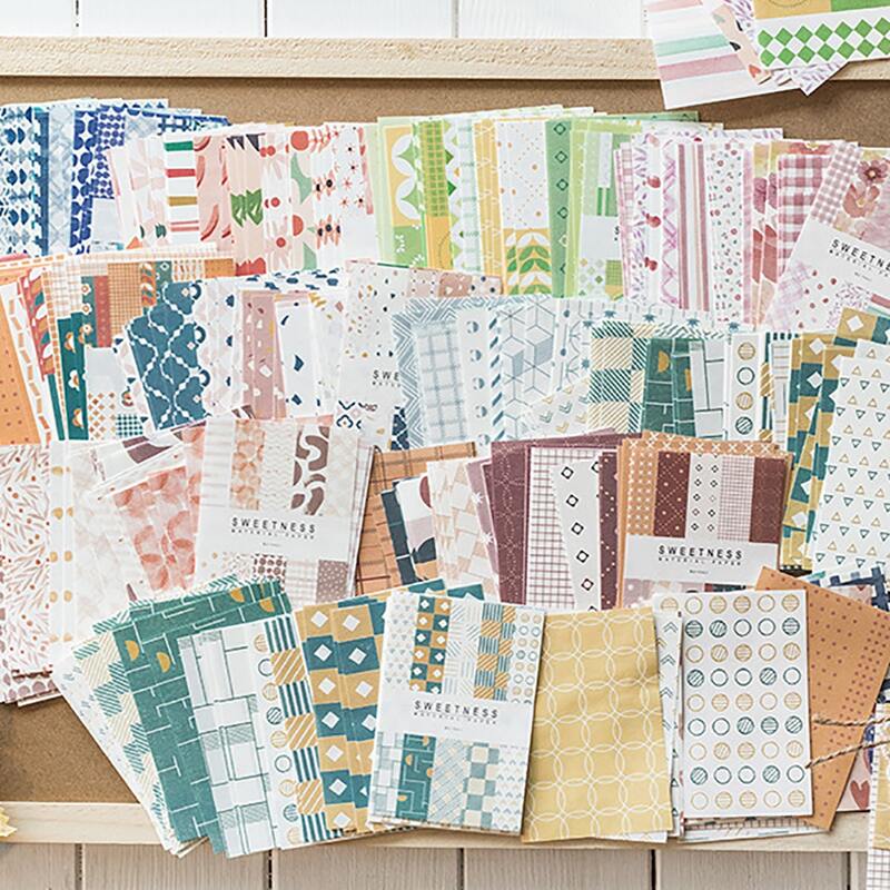 

50pcs Graphic Material Paper, Multicolor