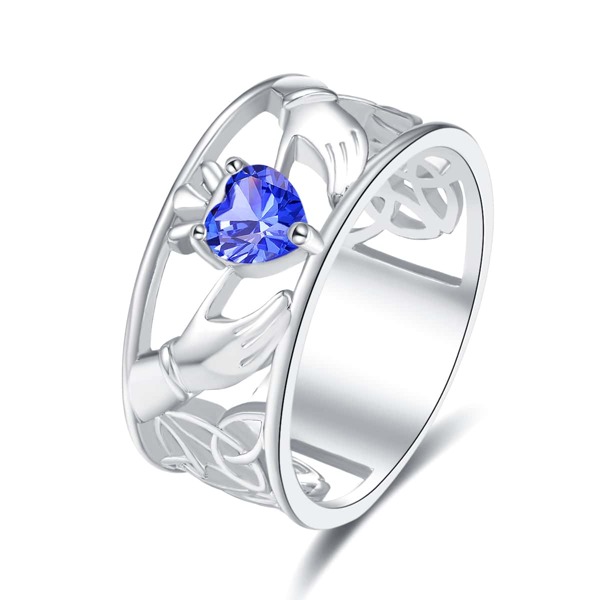 

Crystal Decor Ring, Silver