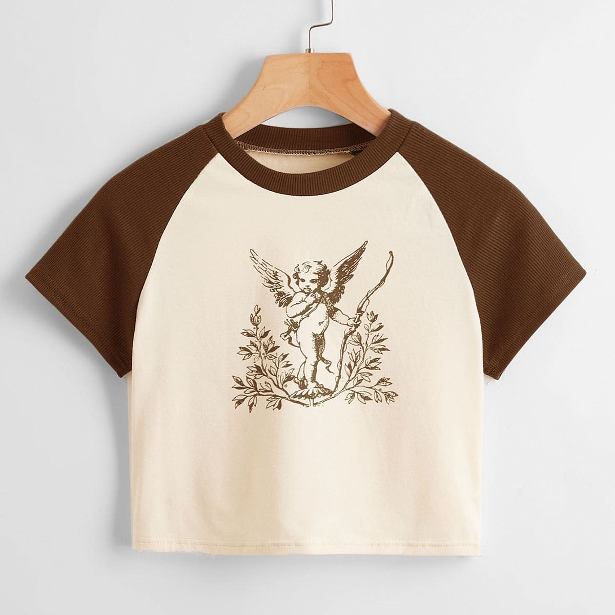 

Angel Graphic Colorblock Tee, Multicolor