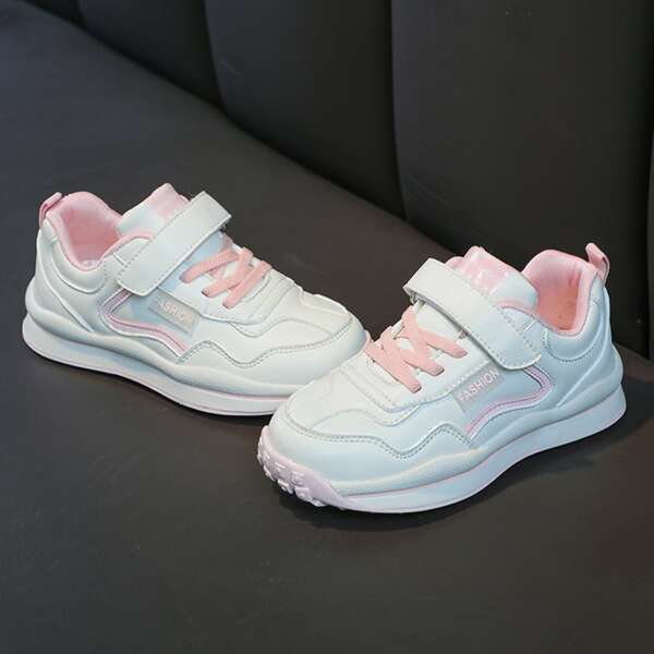 

Girls Velcro Strap Sneakers, White