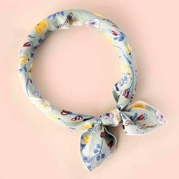 

Floral Print Bandana, Multicolor
