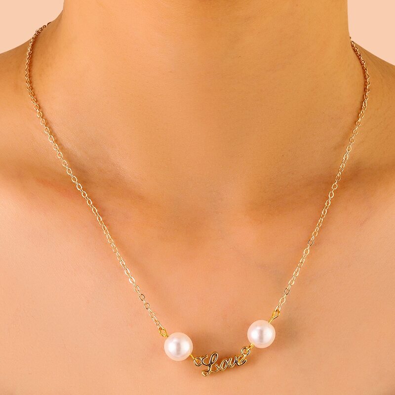 

Letter Pendant Necklace, Gold