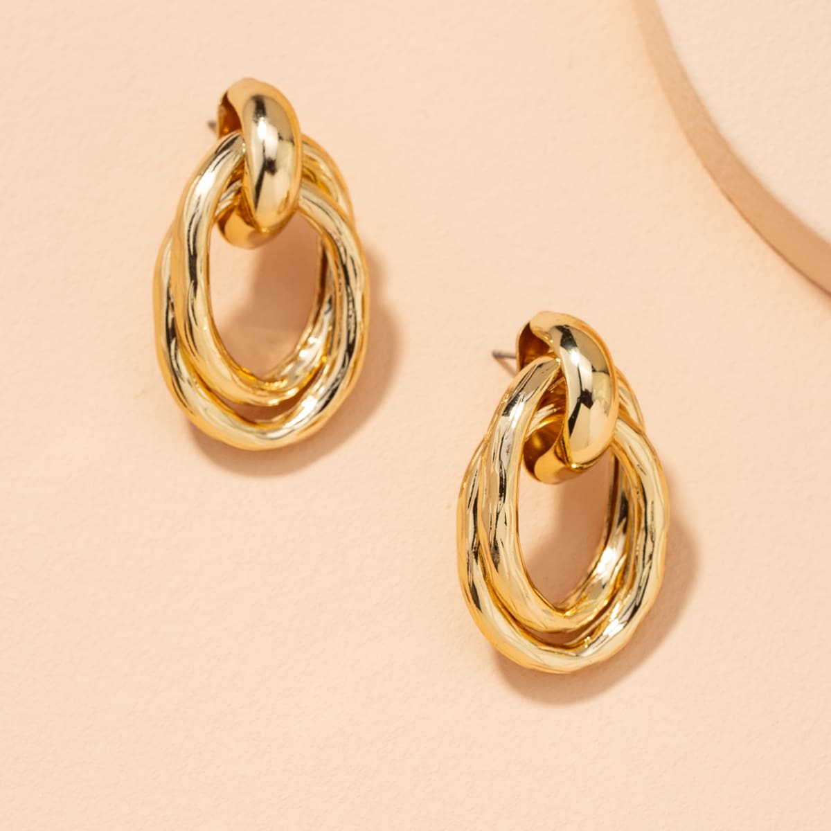 

Simple Drop Earrings, Gold