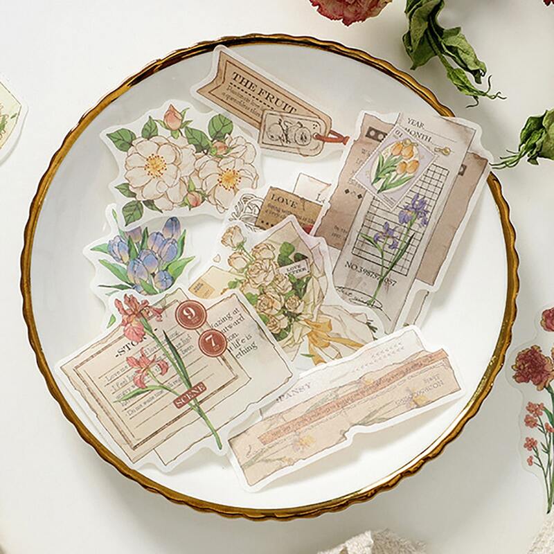 

30pcs Flower Graphic Sticker, Multicolor