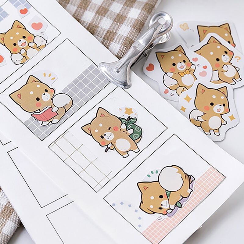 

45pcs Cartoon Graphic Sticker, Multicolor