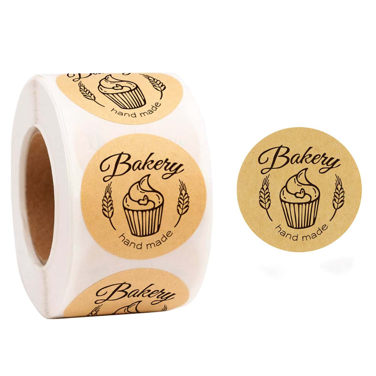 

500pcs Hand Made Graphic Sticker, Black