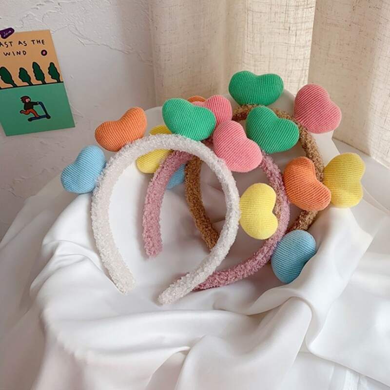 

Heart Decor Headband, Multicolor