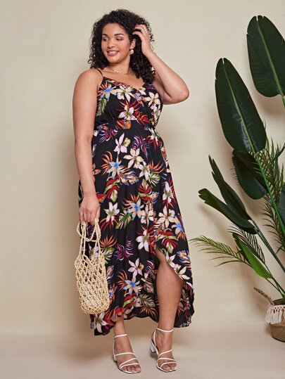 فساتين مقاسات كبيرة منقط بالألوان بوهو