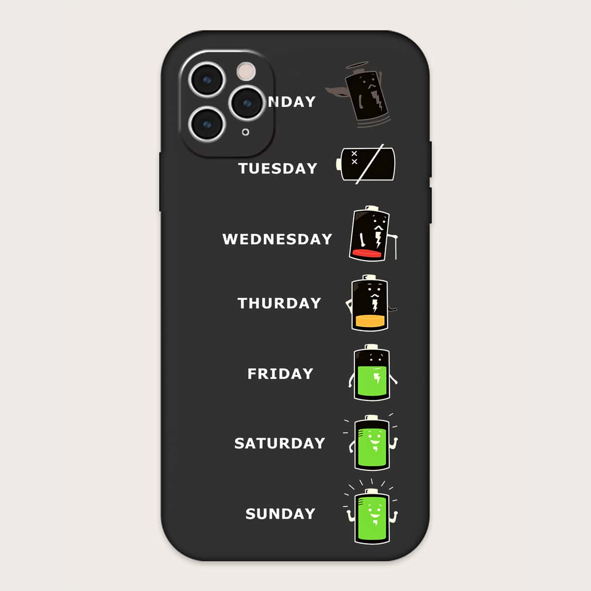 

Letter Graphic Phone Case, Multicolor