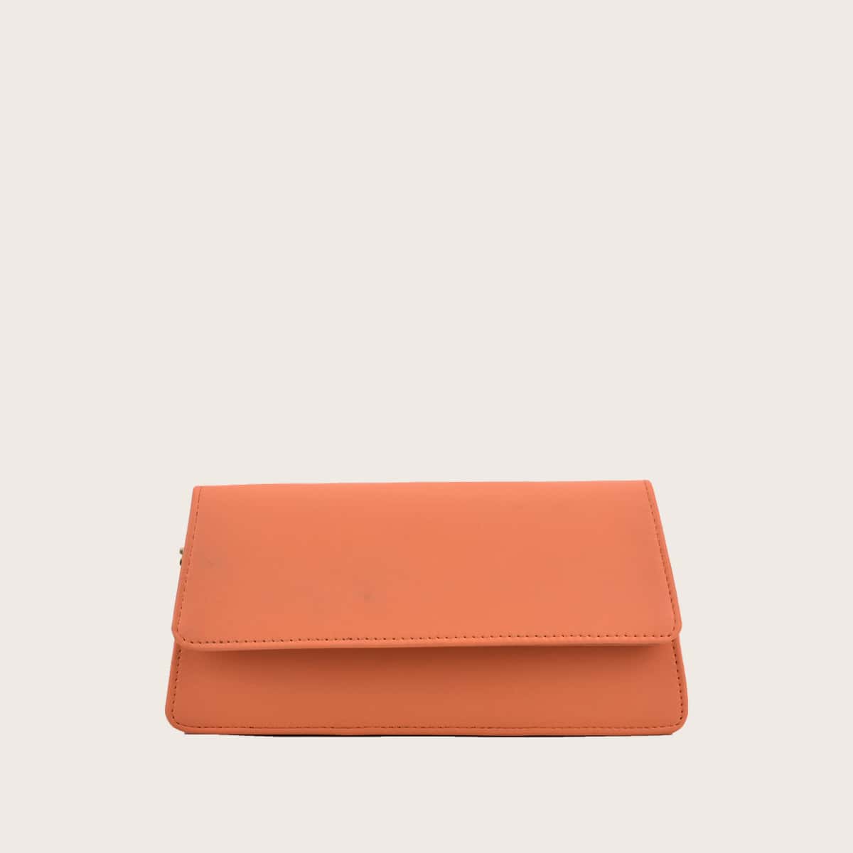 

Minimalist Flap Crossbody Bag, Orange