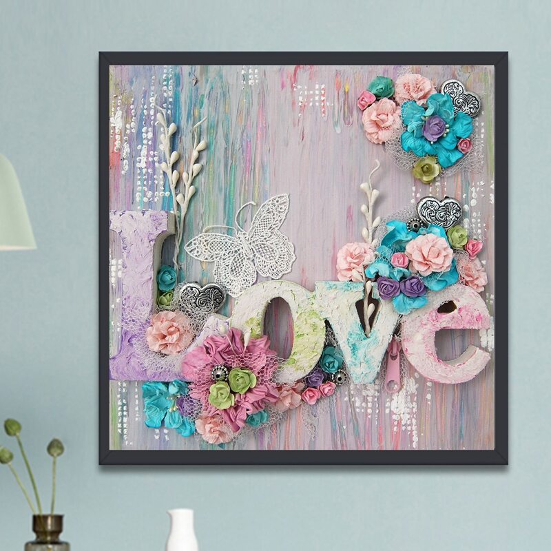 

Floral Pattern DIY Diamond Painting, Multicolor