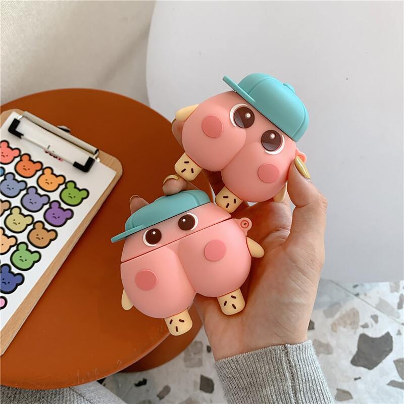

1pc Cartoon Airpods Case, Multicolor